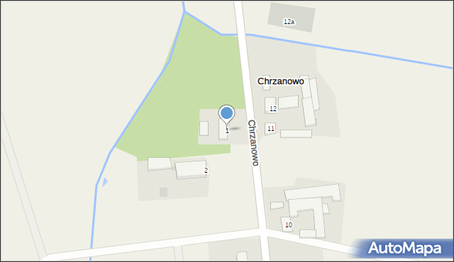 Chrzanowo, Chrzanowo, 1/1, mapa Chrzanowo