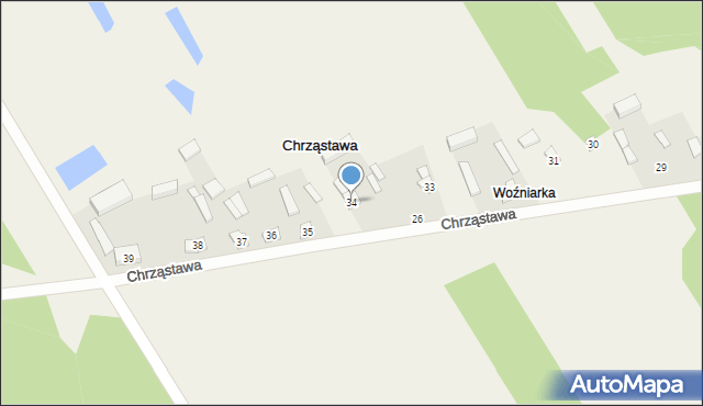 Chrząstawa, Chrząstawa, 34, mapa Chrząstawa