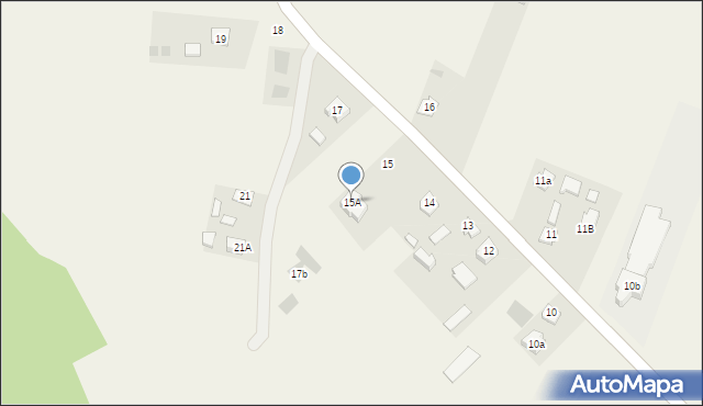 Chrząstów, Chrząstów, 15A, mapa Chrząstów