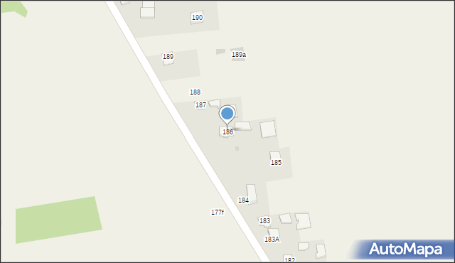 Chrząstów, Chrząstów, 186, mapa Chrząstów