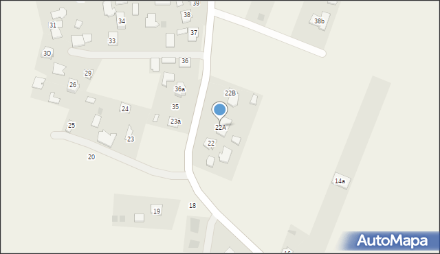 Chrząstów, Chrząstów, 22A, mapa Chrząstów