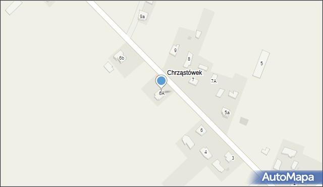 Chrząstów, Chrząstów, 6A, mapa Chrząstów