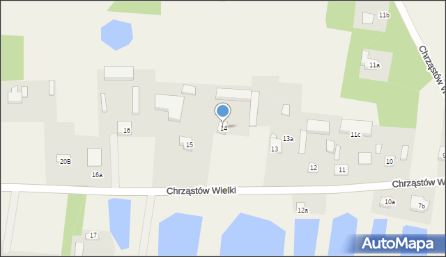 Chrząstów Wielki, Chrząstów Wielki, 14, mapa Chrząstów Wielki
