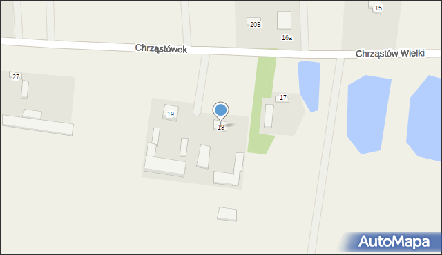 Chrząstów Wielki, Chrząstów Wielki, 18, mapa Chrząstów Wielki