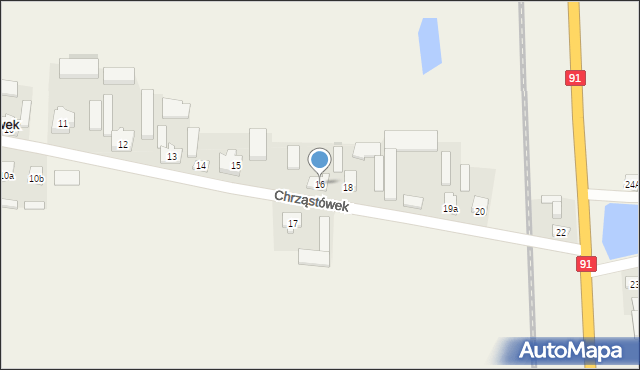 Chrząstówek, Chrząstówek, 16, mapa Chrząstówek