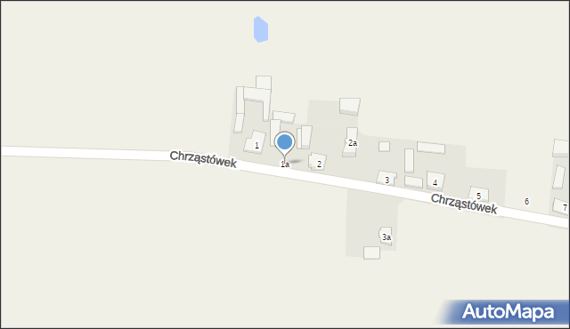 Chrząstówek, Chrząstówek, 1a, mapa Chrząstówek