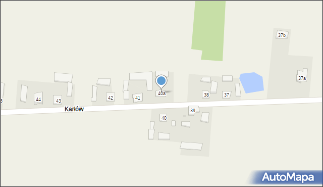 Chrząstówek, Chrząstówek, 40a, mapa Chrząstówek