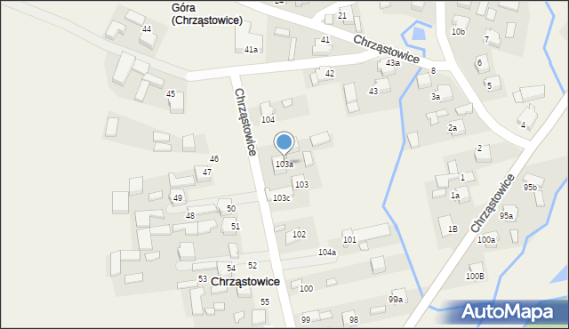 Chrząstowice, Chrząstowice, 103a, mapa Chrząstowice
