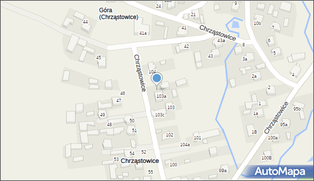 Chrząstowice, Chrząstowice, 103b, mapa Chrząstowice