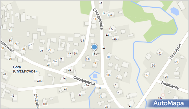 Chrząstowice, Chrząstowice, 18a, mapa Chrząstowice