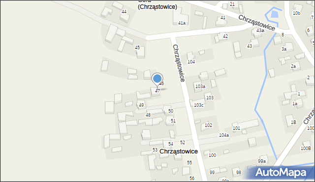Chrząstowice, Chrząstowice, 47, mapa Chrząstowice