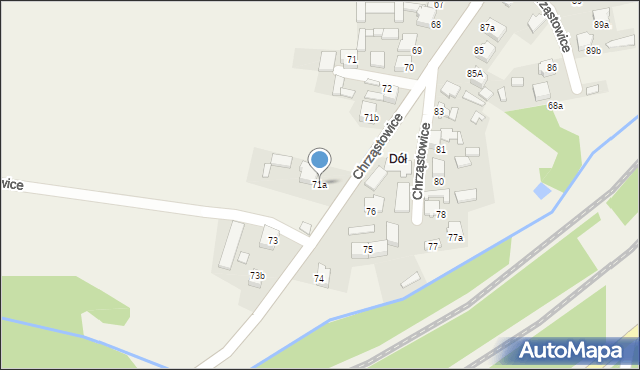Chrząstowice, Chrząstowice, 71a, mapa Chrząstowice