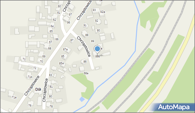Chrząstowice, Chrząstowice, 89b, mapa Chrząstowice