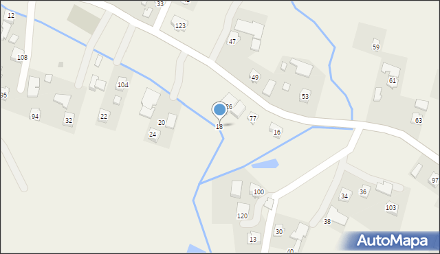 Chrząstówka, Chrząstówka, 18, mapa Chrząstówka