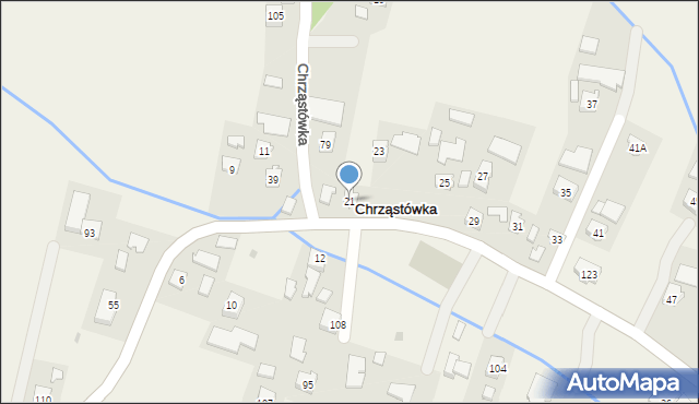 Chrząstówka, Chrząstówka, 21, mapa Chrząstówka