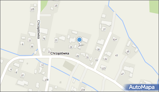 Chrząstówka, Chrząstówka, 27, mapa Chrząstówka