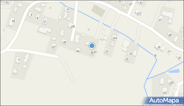 Chrząstówka, Chrząstówka, 32, mapa Chrząstówka