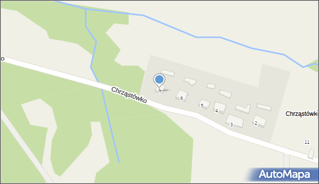 Chrząstówko, Chrząstówko, 7, mapa Chrząstówko