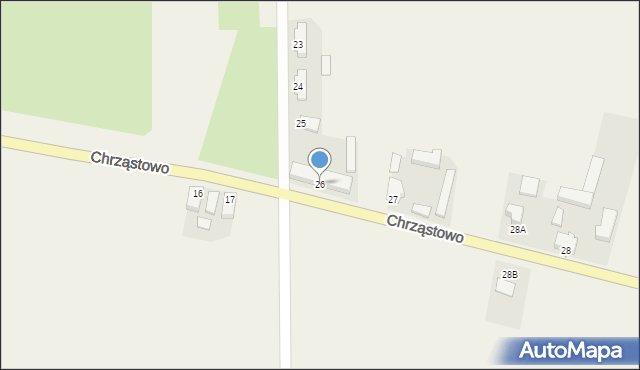 Chrząstowo, Chrząstowo, 26, mapa Chrząstowo