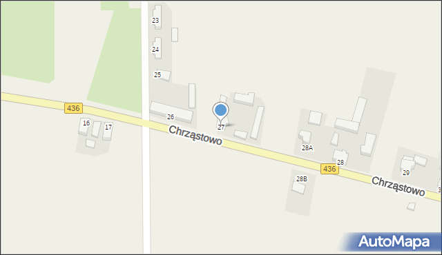 Chrząstowo, Chrząstowo, 27, mapa Chrząstowo