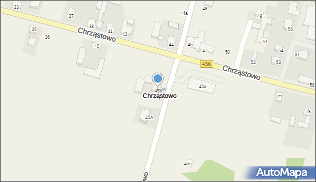 Chrząstowo, Chrząstowo, 45b, mapa Chrząstowo