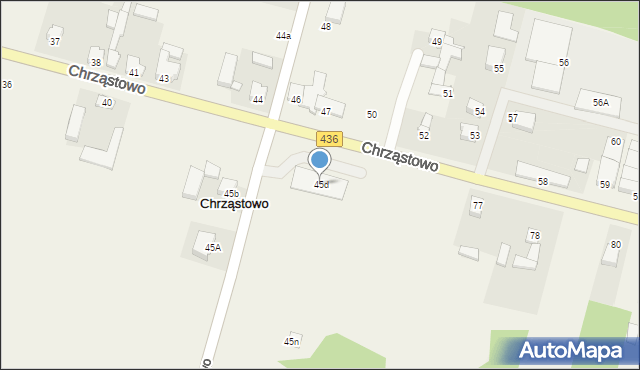 Chrząstowo, Chrząstowo, 45d, mapa Chrząstowo