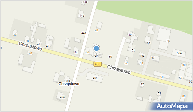 Chrząstowo, Chrząstowo, 47, mapa Chrząstowo