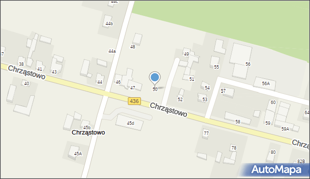Chrząstowo, Chrząstowo, 50, mapa Chrząstowo