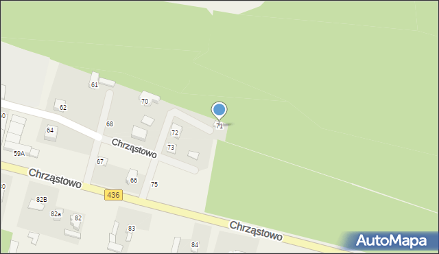 Chrząstowo, Chrząstowo, 71, mapa Chrząstowo