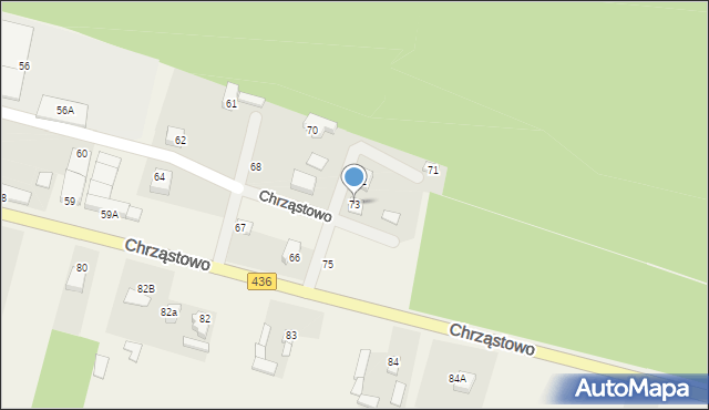 Chrząstowo, Chrząstowo, 73, mapa Chrząstowo