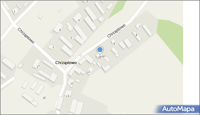 Chrząstowo, Chrząstowo, 10, mapa Chrząstowo