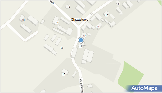 Chrząstowo, Chrząstowo, 13, mapa Chrząstowo