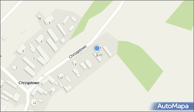 Chrząstowo, Chrząstowo, 8, mapa Chrząstowo