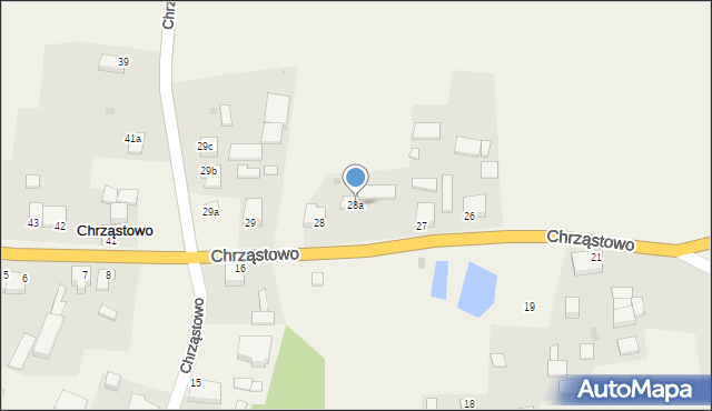 Chrząstowo, Chrząstowo, 28a, mapa Chrząstowo