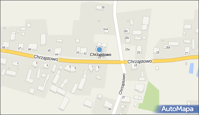 Chrząstowo, Chrząstowo, 41, mapa Chrząstowo