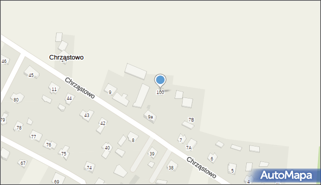 Chrząstowo, Chrząstowo, 100, mapa Chrząstowo