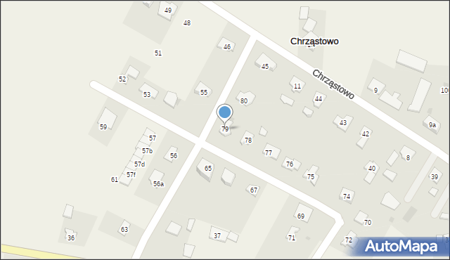 Chrząstowo, Chrząstowo, 79, mapa Chrząstowo