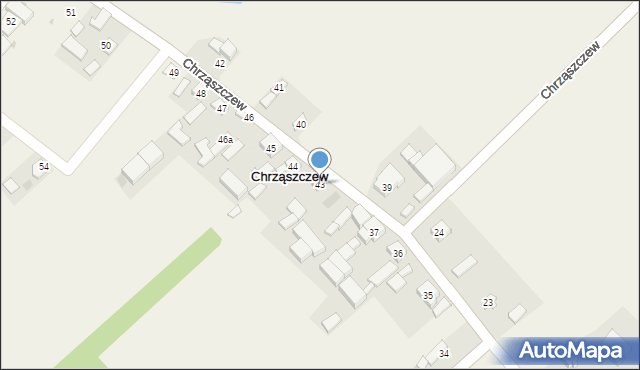 Chrząszczew, Chrząszczew, 43, mapa Chrząszczew