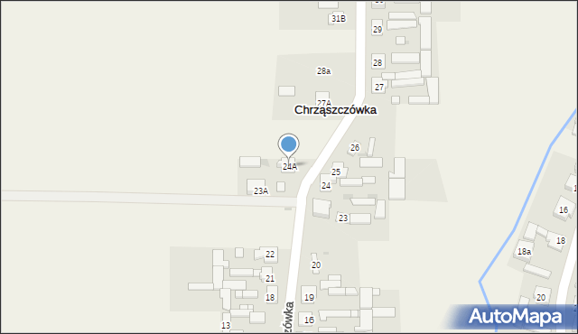 Chrząszczówka, Chrząszczówka, 24A, mapa Chrząszczówka