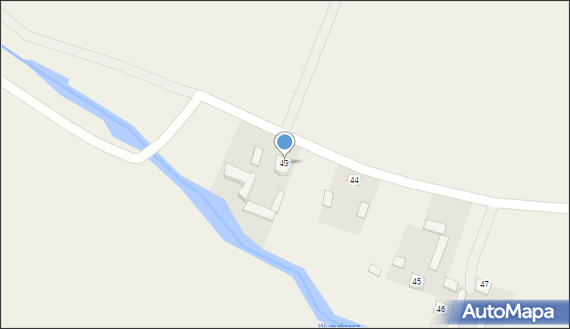 Chrzczanka-Folwark, Chrzczanka-Folwark, 43, mapa Chrzczanka-Folwark
