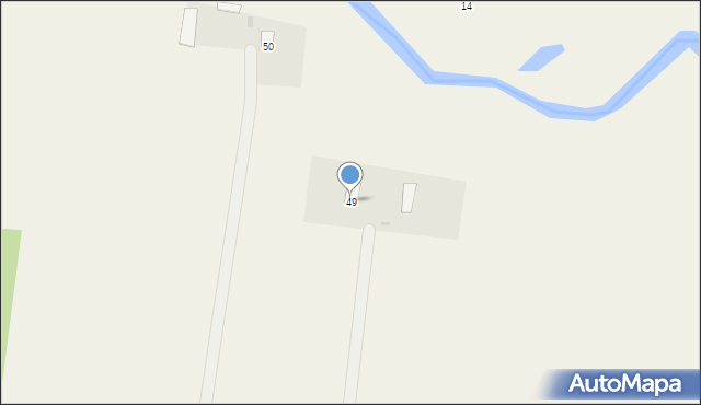 Chrzczanka-Folwark, Chrzczanka-Folwark, 49, mapa Chrzczanka-Folwark