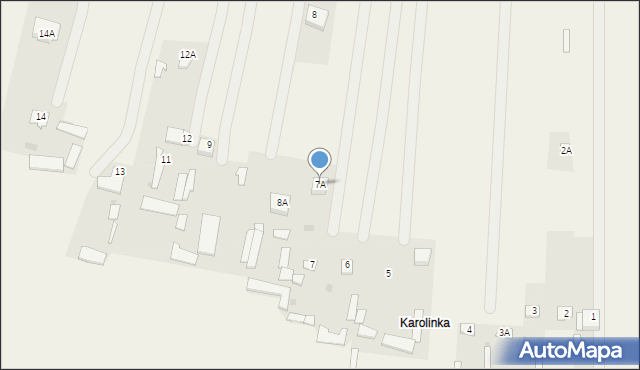 Chrzczanka-Folwark, Chrzczanka-Folwark, 7A, mapa Chrzczanka-Folwark