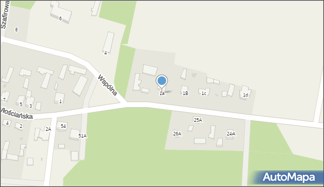 Chrzczanka Włościańska, Chrzczanka Włościańska, 1a, mapa Chrzczanka Włościańska