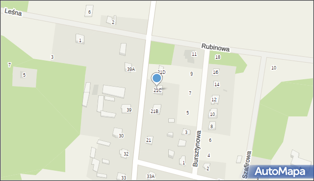 Chrzczanka Włościańska, Chrzczanka Włościańska, 21C, mapa Chrzczanka Włościańska