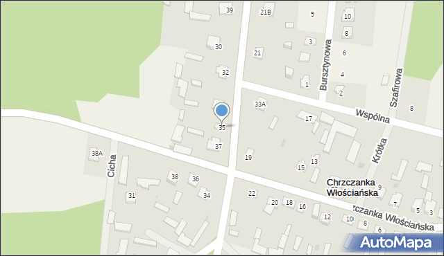Chrzczanka Włościańska, Chrzczanka Włościańska, 35, mapa Chrzczanka Włościańska