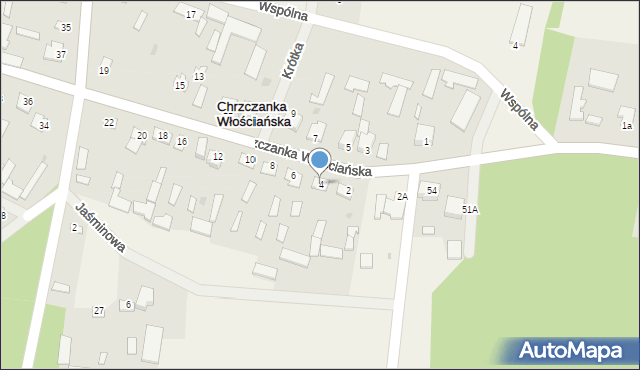 Chrzczanka Włościańska, Chrzczanka Włościańska, 4, mapa Chrzczanka Włościańska