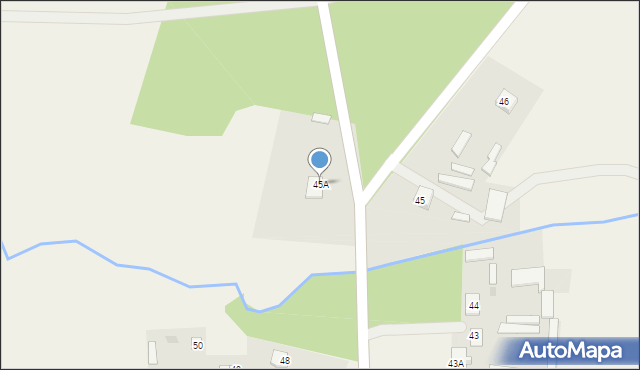 Chrzczanka Włościańska, Chrzczanka Włościańska, 45A, mapa Chrzczanka Włościańska