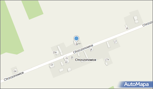 Chrzczonowice, Chrzczonowice, 19, mapa Chrzczonowice