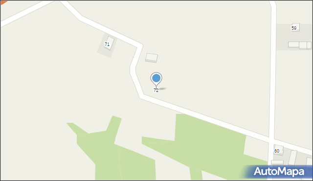Chrzczonowice, Chrzczonowice, 72, mapa Chrzczonowice