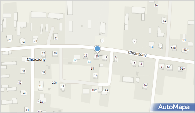 Chrzczony, Chrzczony, 10, mapa Chrzczony